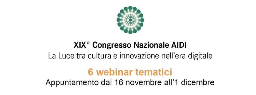 CONGRESSO NAZIONALE AIDI 2020 – SEI WEBINAR TEMATICI